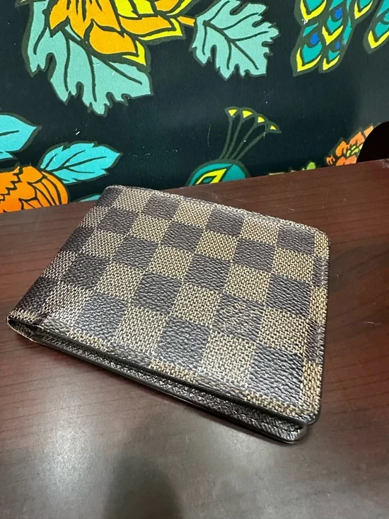 Louis Vuitton Damier Ebene Bifold Wallet – Made in France – 2002 - Picture 5 of 13